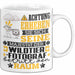 Wildtierfotograf Geschenk Tasse Lustiger Spruch Erheben Sie Sich Der Wildtierfotograf Betritt den Raum Weiß Trendation
