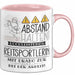 Reitsportlerin Tasse Geschenk Lustig Abstand Halten Hochleistungs-Reitsportlerin Mit Drang Zur Perfektion Bei Der Arbeit Rosa Trendation