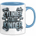 Automechaniker Tasse Geschenk Lustige Geschenkidee Spruch Zylidner Statt Kinder Blau Trendation