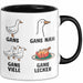 Gans Vogel Tasse Geschenk Lustige Geschenkidee Spruch Schwarz Trendation