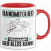 Bandmitglied Tasse Geschenk für Bandmitglied Der Mann Der Alles Kann Geschenkidee zum Geburtstag Rot Trendation