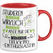 Trekking-Enthusiastin Tasse Lustiges Geschenk Studieren Kann Wirklich Jeder Nur Die Besten Werden Trekking-Enthusiastin Rot Trendation