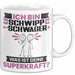 Schwippschwager Tasse Geschenk für Schwippschwager Geburtstag Lustiger Spruch Kaffee-Becher Was Ist Deine Superkraft Weiß Trendation