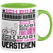Fahrradfahrer Geschenk Tasse Lustige Geschenkdiee für einen Fahrradfahrer Geburtstag Ich Bin Fahrradfahrer Ich Kann Es Dir Erklären Aber Nicht Für Dich Verstehen Grün Trendation