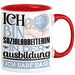 Sozialarbeiterin Ausbildung Start Geschenk Tasse Ich Bin Sozialarbeiterin In Der Ausbildung Ich Darf Das Kaffee-Becher Geschenkidee Rot Trendation