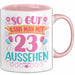 23er Geburtstag Tasse Geschenk Frauen So Gut Kann Man Mit 23 Aussehen Geschenkidee Geburtstag Rosa Trendation
