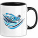 Schwimm Enthusiast Tasse Geschenkidee für Poolliebhaber Trendation
