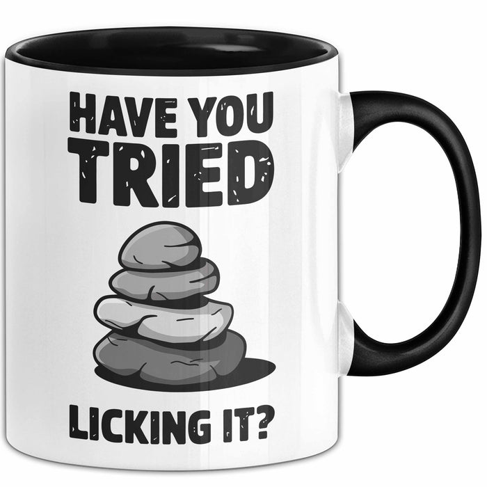 Geologie Liebhaber Geologe Tasse Geschenk Lustige Geschenkidee Spruch Hast Du Versucht Es Zu Lecken Trendation