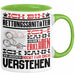 Rettungssanitäter Geschenk Tasse Geschenkidee für Rettungssanitäter Geburtstag Lustiger Spruch Ich Bin Rettungssanitäter Ich Kann Es Dir Erklären Aber Nicht Für Dich Verstehen Funny Grün Trendation