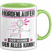 Hürdenläufer Tasse Geschenk für Hürdenläufer Der Mann Der Alles Kann Geschenkidee zum Geburtstag Grün Trendation