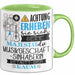 Musikgeschäftsinhaberin Tasse Geschenk Lustiger Spruch Bitte Erheben Sie Sich Seine Majestät Die Musikgeschäftsinhaberin Betritt Den Raum Grün Trendation