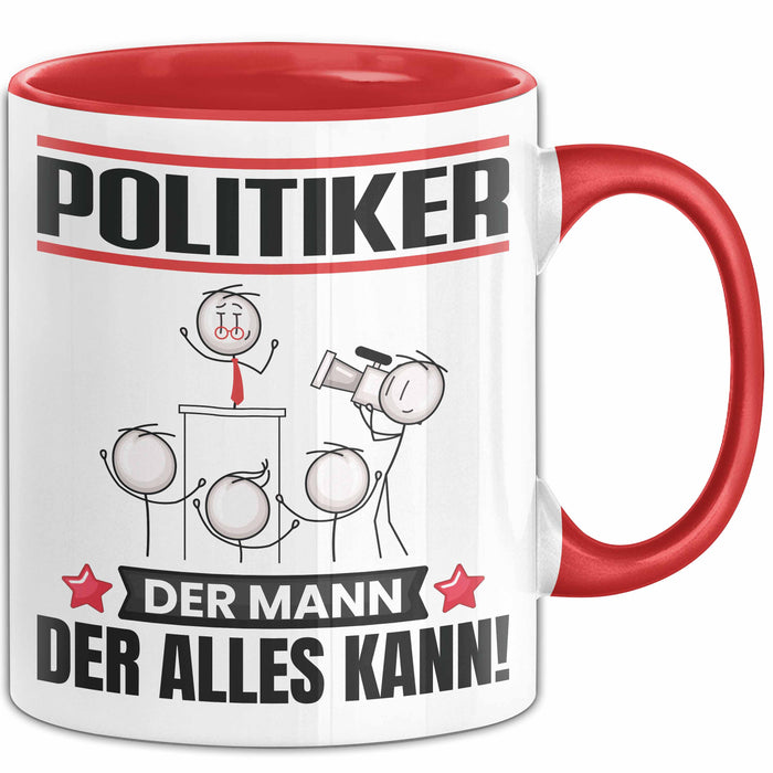 Politiker Tasse Geschenk für Politiker Der Mann Der Alles Kann Geschenkidee zum Geburtstag Trendation