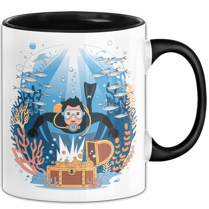 Taucher Tasse Geschenk Lustige Geschenkidee Spruch Für Ozean Abenteurer Trendation