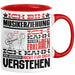 Musikerziehung Geschenk Tasse Lustige Geschenkdiee für einen Musikerziehung Geburtstag Ich Bin Musikerziehung Ich Kann Es Dir Erklären Aber Nicht Für Dich Verstehen Rot Trendation