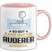 Ruderer Geschenk Tasse So Gut Kann Nur Ein Ruderer Aussehen Geschenkidee Kaffee-Becher Rosa Trendation