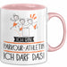 Geschenk für Parkour-Athletin Tasse Lustige Geschenkidee Geburtstag Ich Bin Parkour-Athletin Ich Darf Das Rosa Trendation