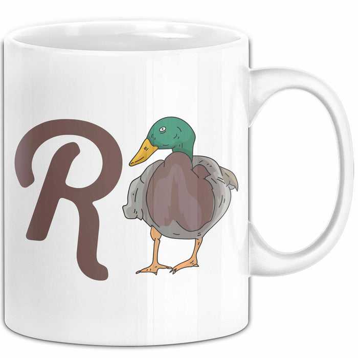 Rentner Pensionär Sarkasmus Ente Tasse Geschenk Lustige Geschenkidee Spruch Weiß Trendation