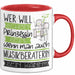 Musikberaterin Tasse Geschenk Spruch Wer Will Schon Prinzessin Sein Wenn Man Auch Musikberaterin Sein Kann Rot Trendation