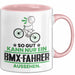 BMX-Fahrer Geschenk Tasse So Gut Kann Nur Ein BMX-Fahrer Aussehen Geschenkidee Kaffee-Becher Rosa Trendation