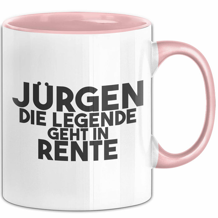 Juergen Tasse Juergen – Die Legende Geht In Rente Geschenk