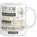 Musikveranstalterin Geschenk Becher Tasse Gott Schuf Alle Menschen Gleich Nur Die Besten Durfeten Musikveranstalterin Werden Geschenkidee Lustig Weiß Trendation
