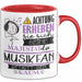 Musikfan Tasse Geschenk Lustiger Spruch Bitte Erheben Sie Sich Seine Majestät Die Musikfan Betritt Den Raum Rot Trendation