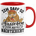 Krankenschwester Geschenk Tasse Ich Darf So Aussehen Ich Hatte Nachtschicht Geschenkidee Kaffee-Becher Schicht-Arbeit Rot Trendation