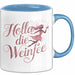 Weintrinker Trinken Fee Tasse Geschenk Lustige Geschenkidee Spruch Weinliebhaber Fee Blau Trendation