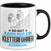 Kletterführer Geschenk Tasse So Gut Kann Nur Ein Kletterführer Aussehen Geschenkidee Kaffee-Becher Schwarz Trendation