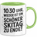 Skifahren Tasse Geschenk Wieder ein schöner Skitag Skifahrer Grün Trendation