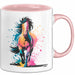 Pferde Tierliebhaber Tasse Geschenk Lustige Geschenkidee Spruch Rosa Trendation