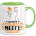 Neffe Geschenk Tasse So Gut Kann Nur Ein Neffe Aussehen Geschenkidee Kaffee-Becher Grün Trendation