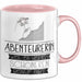 Abenteurerin Weil Es Keinen Schöneren Beruf Gibt Tasse Geschenk für Eine Abenteurerin Lustig Rosa Trendation