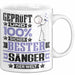 Sänger Geschenk Lustiger Spruch für Sänger Geschenkidee Bester Sänger Der Welt Weiß Trendation