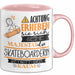 Skateboarderin Tasse Geschenk Lustiger Spruch Bitte Erheben Sie Sich Seine Majestät Die Skateboarderin Betritt Den Raum Rosa Trendation