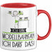 Geschenk für Modellbahnfan Tasse Lustige Geschenkidee Geburtstag Ich Bin Modellbahnfan Ich Darf Das Rot Trendation