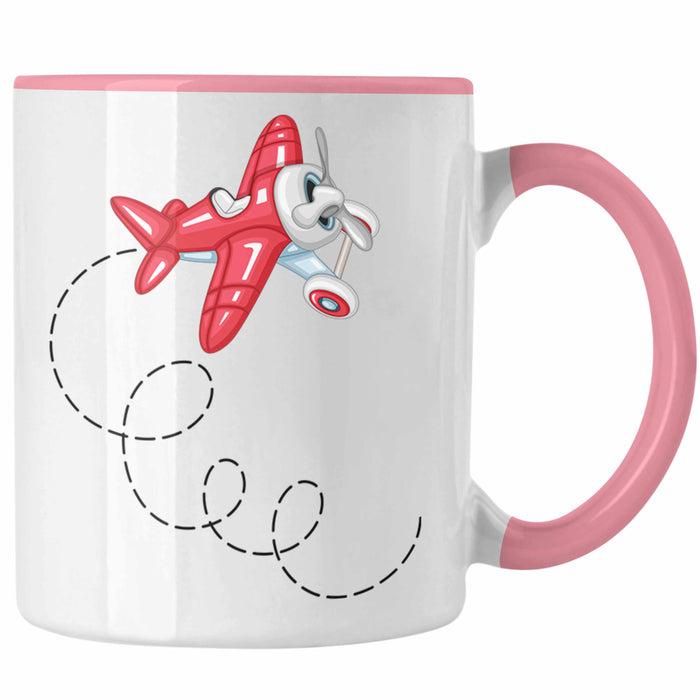 Segelflieger Tasse Geschenk Segelflieger Rosa Trendation