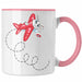 Segelflieger Tasse Geschenk Segelflieger Rosa Trendation