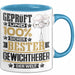 Gewichtheber Geschenk Lustiger Spruch für Gewichtheber Geschenkidee Bester Gewichtheber Der Welt Blau Trendation