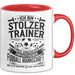 Fußballtrainer Tasse Geschenk Lustige Geschenkidee Spruch Stolzer Trainer Rot Trendation
