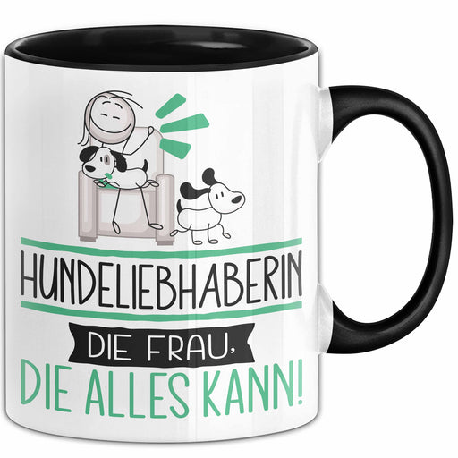 Hundeliebhaberin Geschenk Tasse Becher Die Frau Die Allen Kann Geschenkidee für eine Hundeliebhaberin Lustig Trendation