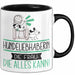 Hundeliebhaberin Geschenk Tasse Becher Die Frau Die Allen Kann Geschenkidee für eine Hundeliebhaberin Lustig Trendation