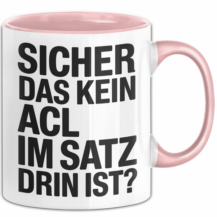 Lateinlehrer Unterricht Tasse Geschenk Lustige Geschenkidee Spruch Sicher Das Kein Aci Im Satz Drin Ist Rosa Trendation