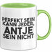 Antje Tasse Perfekt Sein Kann Jeder, Antje Sein Nicht Geschenk Grün Trendation