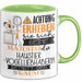 Haustier-Modedesignerin Tasse Geschenk Lustiger Spruch Bitte Erheben Sie Sich Seine Majestät Die Haustier-Modedesignerin Betritt Den Raum Grün Trendation