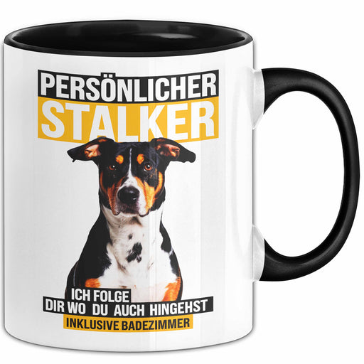 Appenzeller Sennenhund Hund Tasse Geschenk Lustige Geschenkidee Spruch Persönlicher Stalker Ich Folge Dir Wo Du Auch Hingehst Trendation