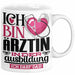Ärztin Ausbildung Start Geschenk Tasse Ich Bin Ärztin In Der Ausbildung Ich Darf Das Kaffee-Becher Geschenkidee Weiß Trendation