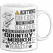 Country-Musiker Geschenk Tasse Lustiger Spruch Erheben Sie Sich Der Country-Musiker Betritt den Raum Weiß Trendation
