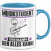 Musikstudent Tasse Geschenk für Musikstudent Der Mann Der Alles Kann Geschenkidee zum Geburtstag Blau Trendation