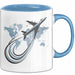 Pilot Tasse Geschenkidee Flugliebhaber Lustiger Spruch Geschenkidee Lustig Blau Trendation